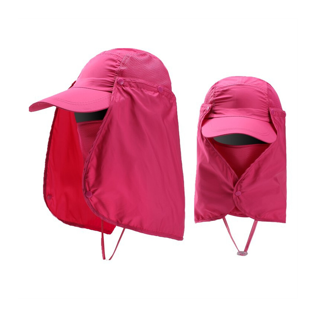 Women Sun Hat UV Blocking Men Sun Hat Face Neck Protection Flap Fishing Riding Hiking Sports Hat