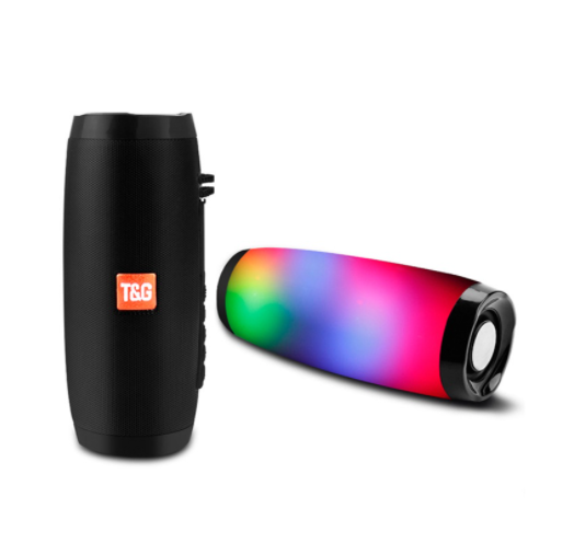 Portable Speaker//Column Wireless Bluetooth Speaker Powerful High BoomBox Outdoor Bass HIFI TF FM Radio with LED Light TG-157