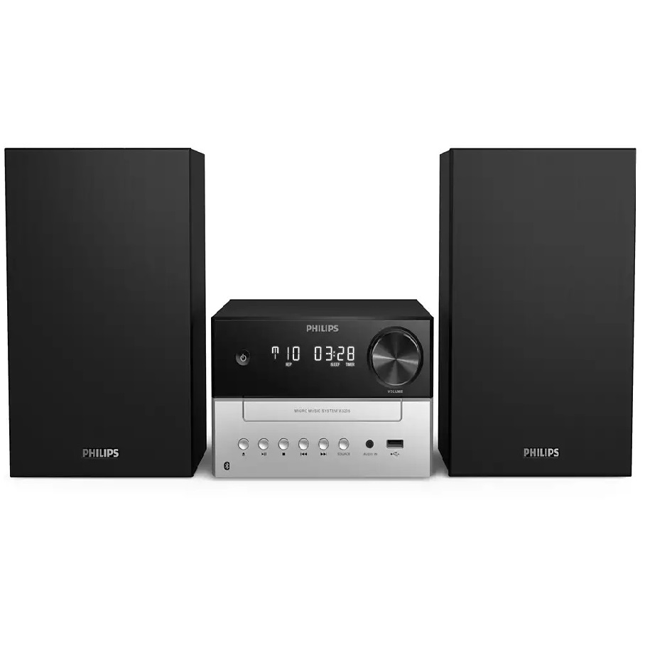 Philips TAM3205/12 Micro Music System Bluetooth, CD, MP3-CD, USB, FM, USB port for charging 18W