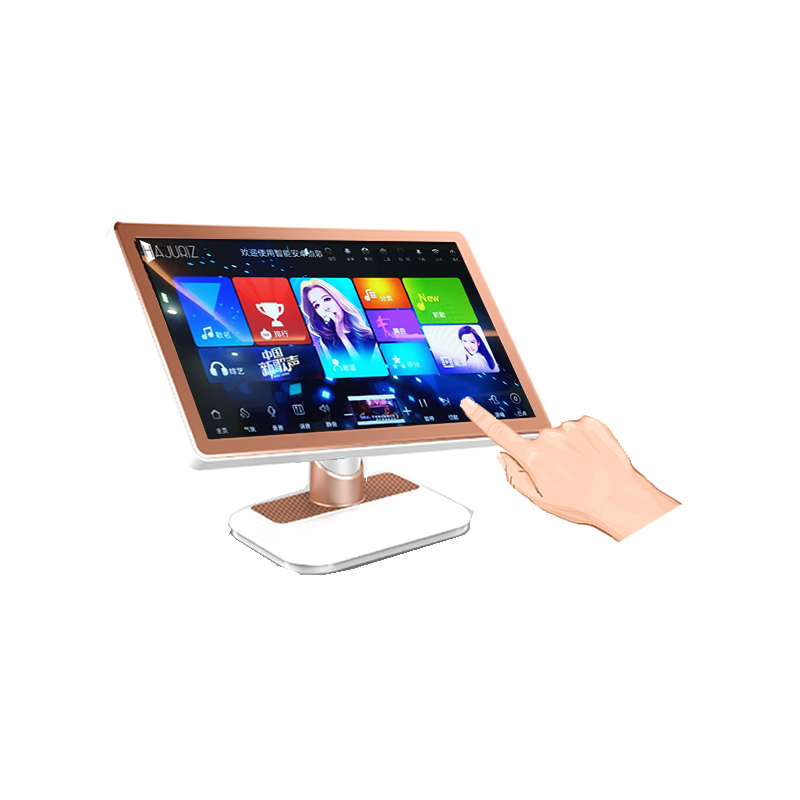 19.5'' Infrared screen Karaoke machine,6TB HDD With 130K Chinese,English songs,400K Multi-Language songs on cloud for donwload.Samart AI Voice,Mobile device app order songs,Record and share.