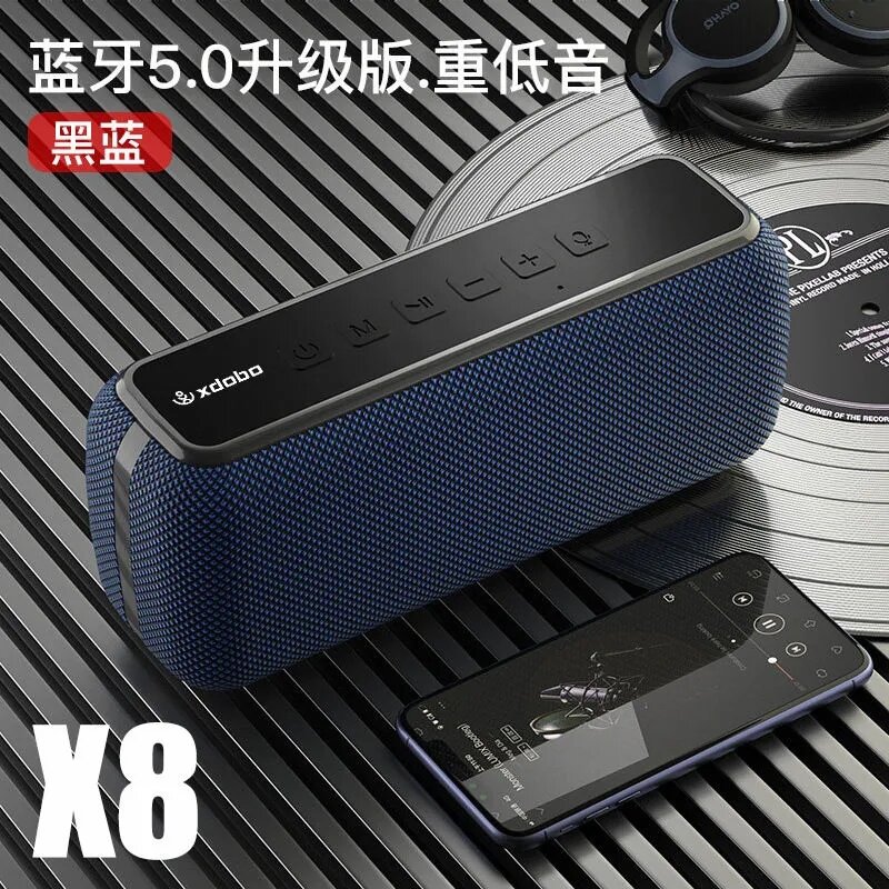 X8 X8 Desktop Stereo 60W Subwoofer Double Speaker High Volume Bluetooth Outdoor Professional Smart Audio