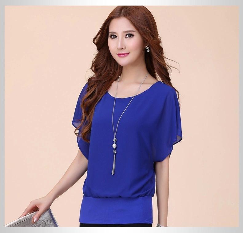 EDQRDQ Women's Fashion Plus Size Batwing Sleeve T Shirts Blouses