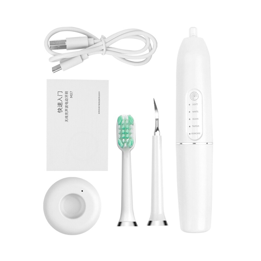 JTKE 2 In 1 Electric Toothbrush Sonic Dental Calculus Remover Teeth Cleaning Device Tooth Irrigator Remove Tartar Scaler Teeth Care