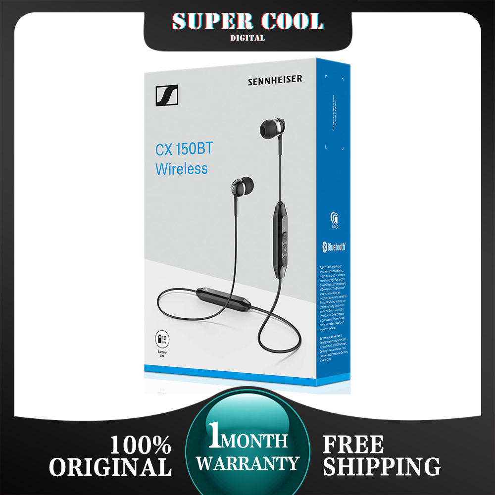 Sennheiser CX 150BT Wireless Bluetooth In-Ear Headphones (Warranty)