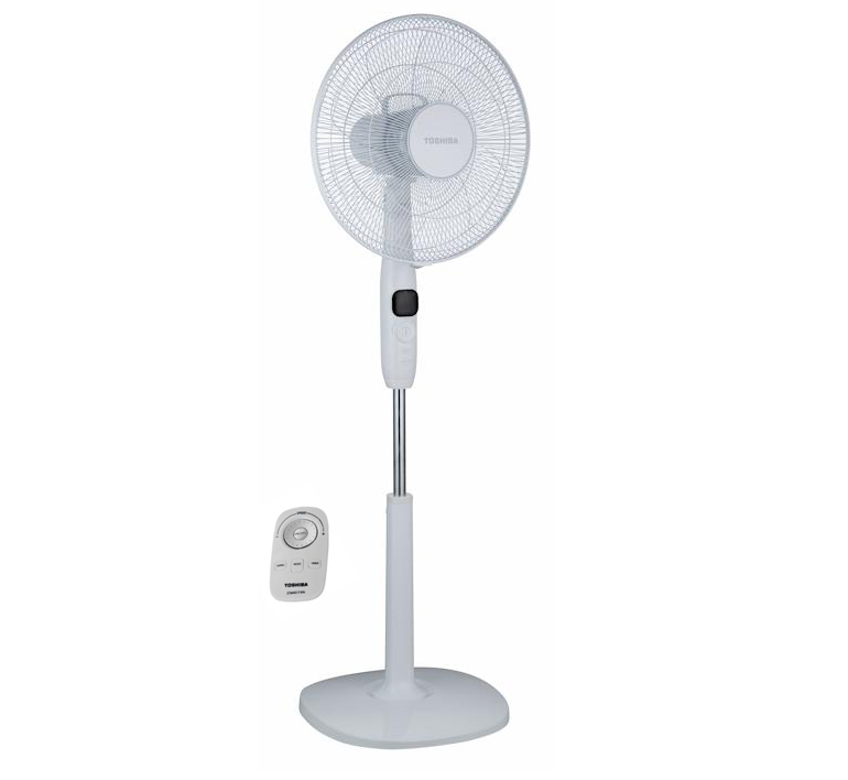 TOSHIBA 16 inch Standing Fan with Remote Control F-LSD10(W)SG with 1 Year Toshiba Warranty