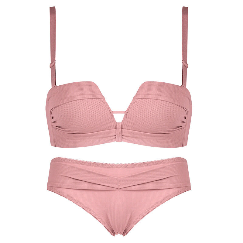 Maniyun Sexy Bra Briefs Lingerie Set Women Wire Free Push Up Bra Brassiere