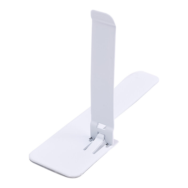 Ultra Thin Mini Metal Folding White Phone Holder Alloy Invisible Back Stick Phone Desktop Holder Portable Mobile Phone Support