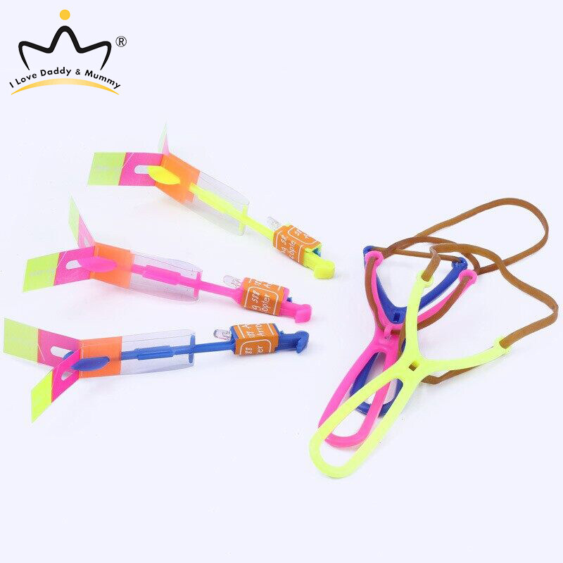 Novel LED Flash Flying Dragonfly Glow Luminous Flying Toy Night Party Kids Boy Toys