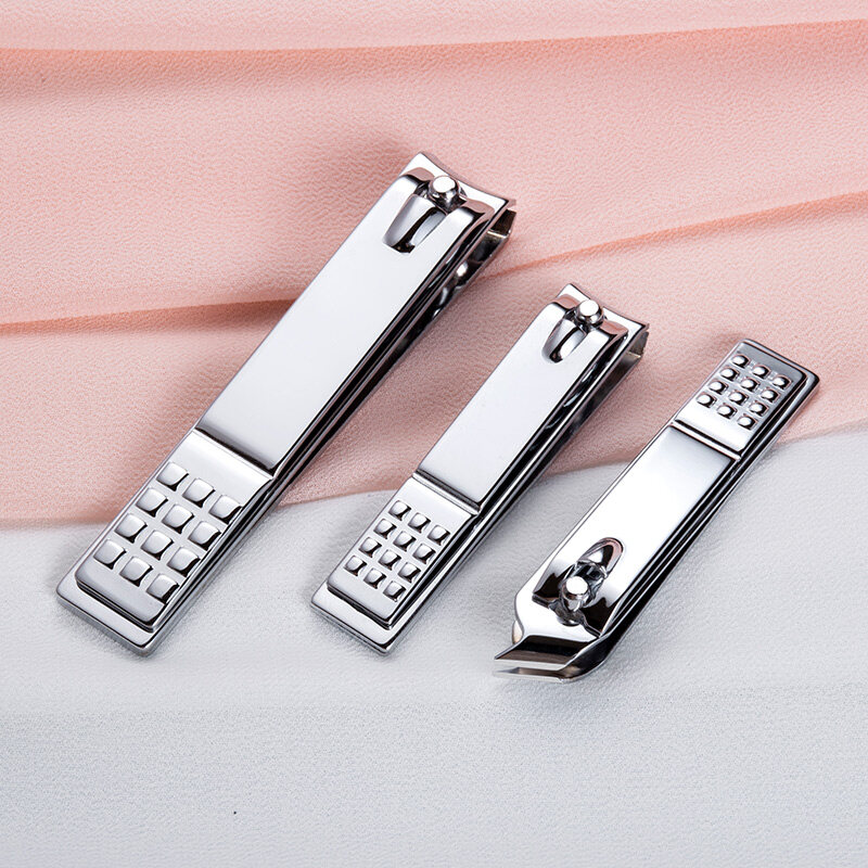 [Free Shipping]Hot Sale 1/3Pcs Set Nail Clippers Set Stainless Steel Fingernail & Thick Toenail & Ingrown Clippers,Nail Clipper Cutter Metal Case for Men and Women