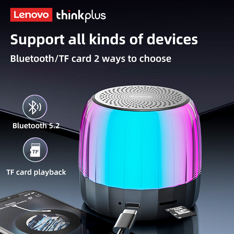 100% Original Lenovo k3Plus Wireless Bluetooth speaker bluetooth super bass speaker bluetooth with microphone Portable bluetooth speaker 5.2 wireless surround sound subwoofer speaker