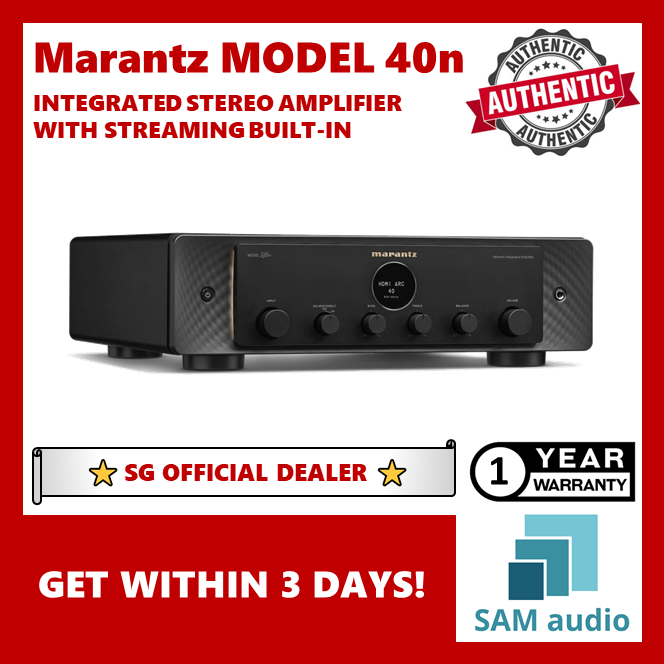 [?SG] MARANTZ MODEL 40n INTEGRATED STEREO AMPLIFIER WITH MUSIC STREAMING BUILT-IN