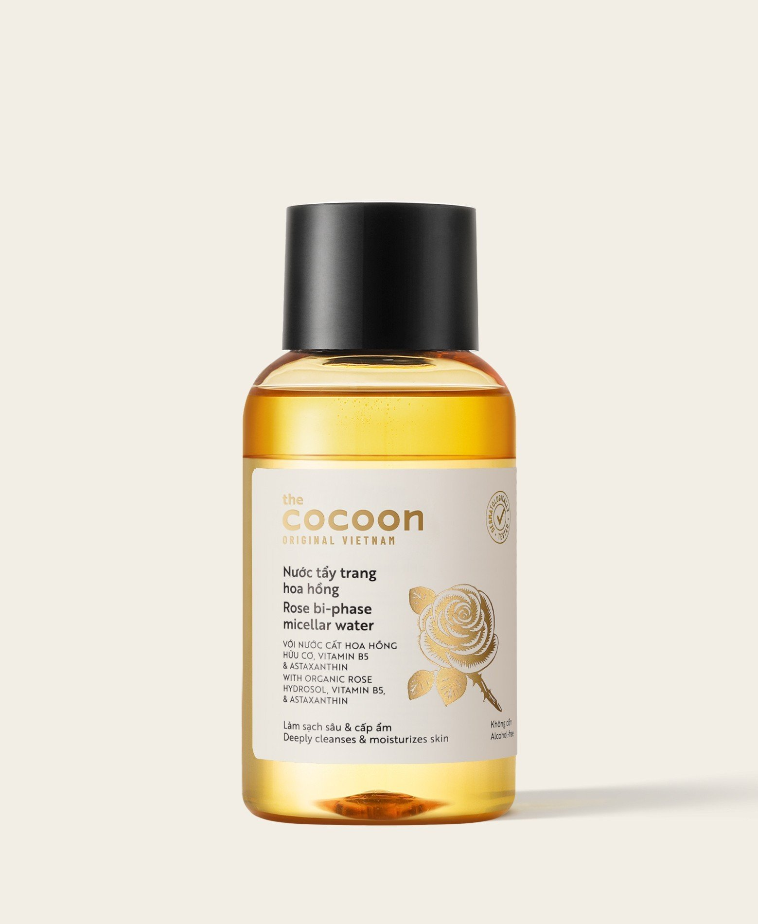 Cocoon: Rose bi-phase micellar water 140ml