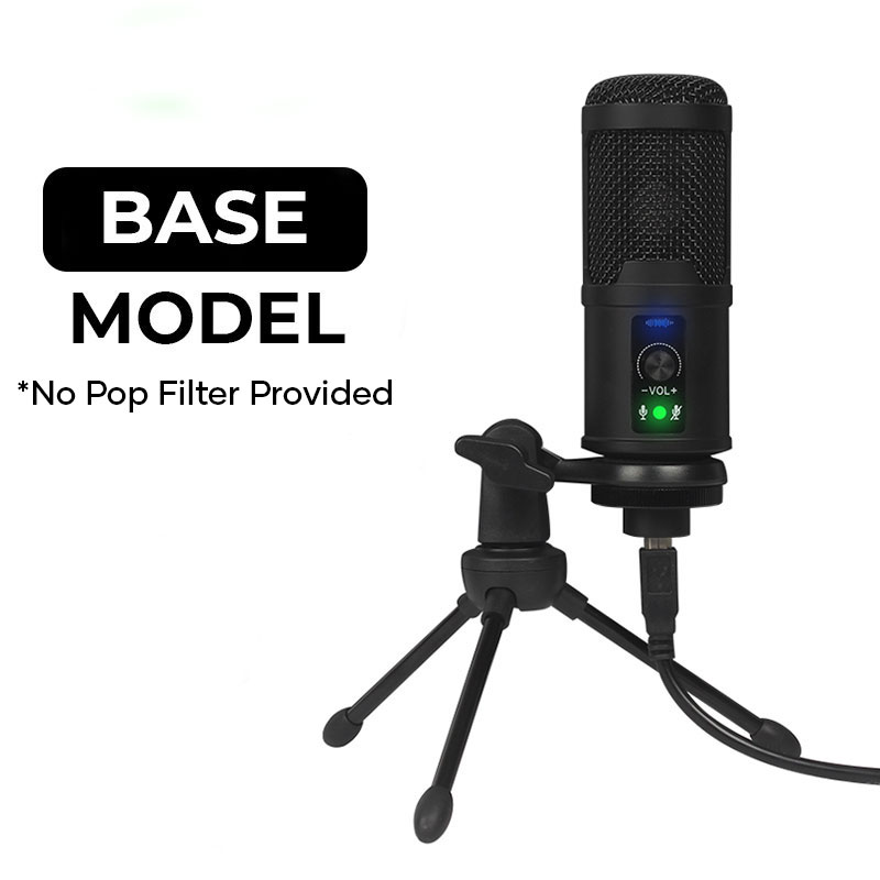 【SG ReadyStock】Energsolo Condenser Professional USB Microphone with Tripod for PC Mac Laptop (Designed in SG) Studio Mic Voice Recording Computer Podcast Live Streaming Wired Zoom Teleconference Singi