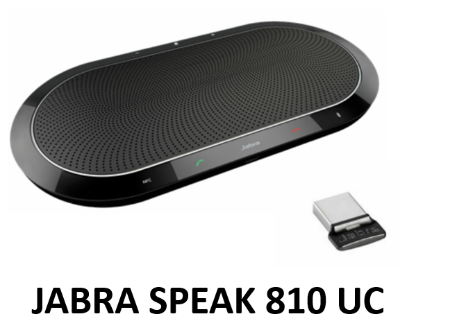 Jabra Speak 810 UC/MS Wireless HD Conference Speakerphone, USB-A, 3.5mm  - 2 Years Local Warranty