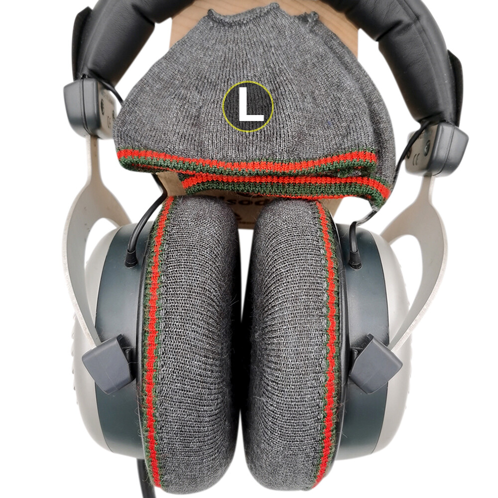 misodiko Stretchable Knit Fabric Earpads Covers Compatible with Beyerdynamic DT 770 880 990 1770 1990 Custom One Pro T1, K240 K270 K280, HARX900 HARX700, Superlux HD668B HD681, SHP9500, Samson SR850 H